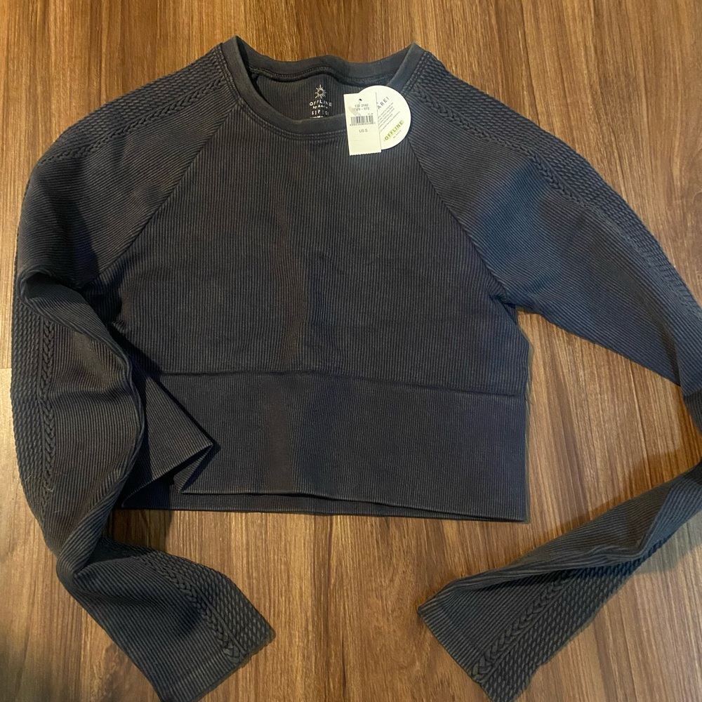Small- Offline by Aerie seamless long sleeve